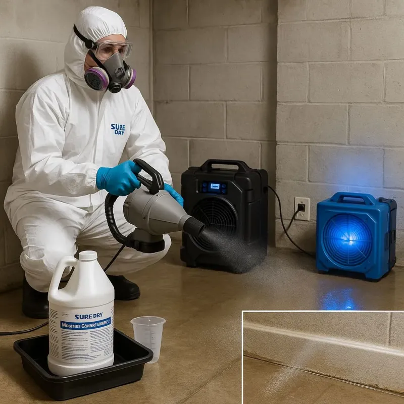 Sanitization and Odor Removal process in Poplar Grove, IL