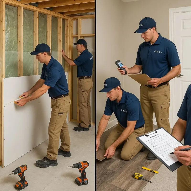 Repairs and Reconstruction process in Poplar Grove, IL